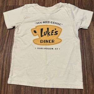 Gilmore Girls Luke’s Diner Stars Hollow 3T Short Sleeve Shirt